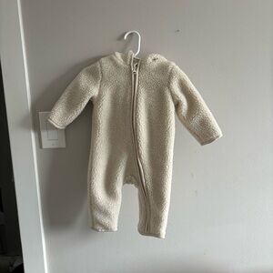Rise little earthling baby hooded Sherpa